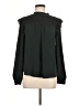 Ann Taylor LOFT 100% Polyester Black Long Sleeve Blouse Size 8 - photo 1