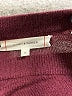 Chinti & Parker Color Block Burgundy Wool Pullover Sweater Size S - photo 7