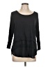 MICHAEL Michael Kors Black 3/4 Sleeve Top Size L - photo 1