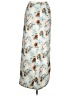 Unbranded Print Teal Casual Skirt Size XL - photo 1