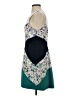 BCBGMAXAZRIA 100% Polyester Graphic Teal Cocktail Dress Size 4 - photo 5