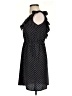 THML 100% Polyester Polka Dots Black Casual Dress Size S - photo 5