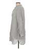 DKNY 100% Rayon Gray Long Sleeve Blouse Size L - photo 5