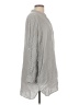 DKNY 100% Rayon Gray Long Sleeve Blouse Size L - photo 4