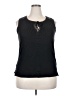 Rafaella 100% Cotton Black Sleeveless Top Size XXL - photo 1