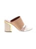 Rebecca Minkoff Color Block Ivory Tan Sandals Size 9 1/2 - photo 1