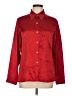 A LINE ANNE KLEIN 100% Silk Red Blouse Size 10 - photo 1