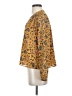 Faherty Yellow 3/4 Sleeve Silk Top Size S - photo 5