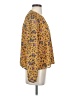 Faherty Yellow 3/4 Sleeve Silk Top Size S - photo 4