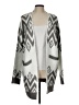 Bibi 100% Nylon Gray Cardigan Size L - photo 1