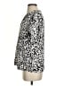 Unbranded 100% Polyester Animal Print Silver Short Sleeve Blouse Size S - photo 5