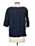 NYCC 100% Cotton Blue 3/4 Sleeve Blouse Size S - photo 2