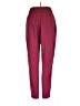 Fabletics Solid Burgundy Casual Pants Size XS - photo 2