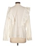 Express 100% Cotton Ivory Long Sleeve Blouse Size L - photo 2