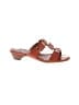 Sofft 100% Leather Orange Sandals Size 7 - photo 1