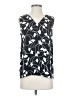 Ann Taylor 100% Polyester Black Sleeveless Blouse Size XS - photo 1