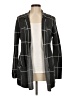 Ann Taylor LOFT 100% Cotton Plaid Gray Coat Size M - photo 1