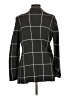 Ann Taylor LOFT 100% Cotton Plaid Gray Coat Size M - photo 2
