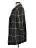 Ann Taylor LOFT 100% Cotton Plaid Gray Coat Size M - photo 5