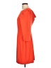 Gianni Bini Solid Orange Casual Dress Size 10 - photo 5