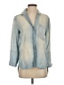 Cloth & Stone 100% Lyocell Blue 3/4 Sleeve Button-Down Shirt Size XS - photo 1