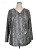 By Design Silver 3/4 Sleeve T-Shirt Size 1X - photo 1