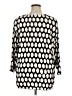 BonWorth 100% Polyester Polka Dots Ivory 3/4 Sleeve Blouse Size XL - photo 2
