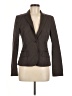 Theory Brown Blue Blazer Size 8 - photo 1
