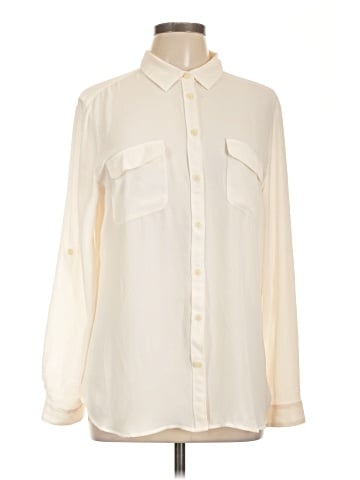 Ann Taylor LOFT Long Sleeve Blouse (view 1)