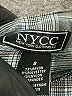 NYCC Plaid Gray Casual Pants Size 8 - photo 4