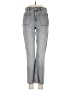 Zara Chevron-herringbone Gray Jeans Size 6 - photo 1