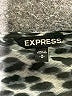 Express 100% Polyester Animal Print Gray Cocktail Dress Size M - photo 7