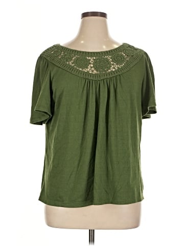 Kathy Ireland Short Sleeve Blouse (view 1)