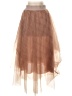 Vakko 100% Polyester Brown Tan Formal Skirt Size EU (FR) 34 / US 2 - photo 1