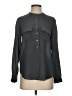 Banana Republic 100% Silk Black Long Sleeve Silk Top Size XS - photo 1