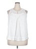 Dex White Sleeveless Blouse Size 2X - photo 1