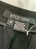 Etcetera Solid Black Dress Pants Size 8 - photo 7