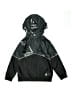 Reebok 100% Polyester Graphic Black Windbreaker Size 4 - 5 - photo 2