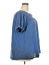 Unbranded Blue Short Sleeve Blouse Size XXL (estimated) - photo 4