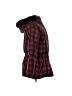 Kasper 100% Polyester Plaid Red Snow Jacket Size M - photo 4