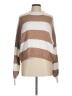 Fable Stripes Brown Pullover Sweater Size Med - Lg - photo 1