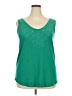 Daytrip Green Sleeveless Blouse Size XXL - photo 1