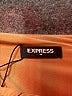 Express Solid Tan Faux Leather Skirt Size 14 - photo 4