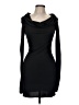 Helsa Solid Black Cocktail Dress Size M - photo 1