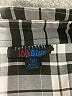 ABLE 100% Polyester Plaid Gray Short Sleeve Blouse Size 2X - photo 7