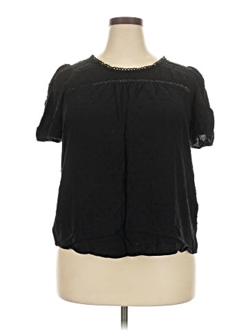 Flower & Feather Short Sleeve Top (view 1)