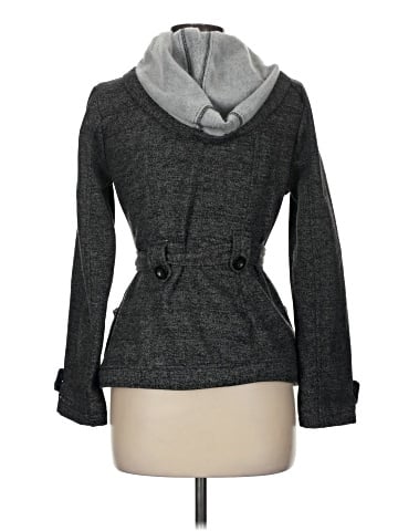Black Rivet Coat (view 2)