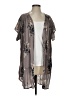 Collection 100% Viscose Gray Kimono Size S - photo 1
