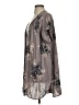 Collection 100% Viscose Gray Kimono Size S - photo 5