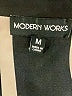 Modern Works 100% Polyester Stripes Black Kimono Size M - photo 4